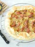 Torta salata würstel e crauti