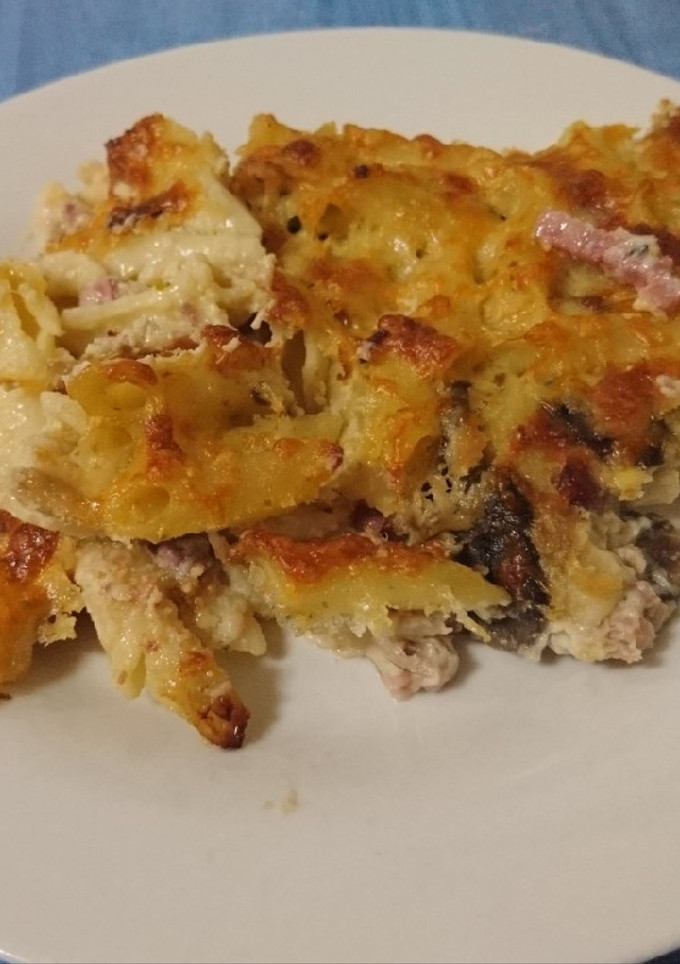 Una foto de Macapizzarrones al horno con bechamel 🤩