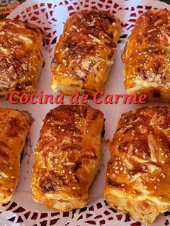Una foto de Hojaldres de queso