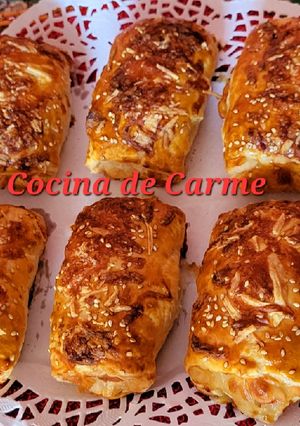 Una foto de Hojaldres de queso