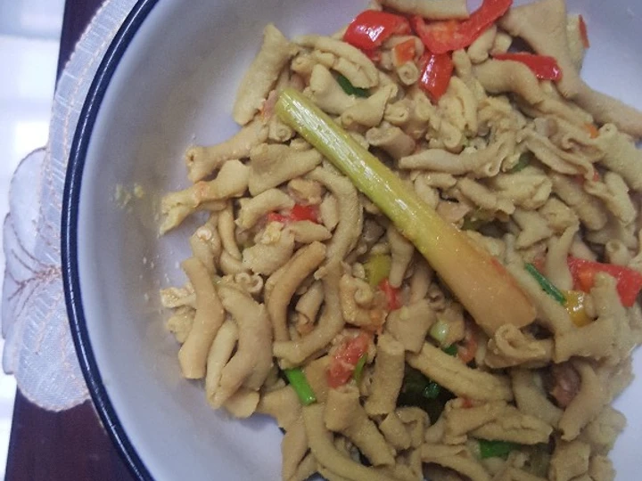 Cara Mudah Membuat Resep Usus bumbu kuning yang Bikin Ngiler Anti Ribet, Lezat