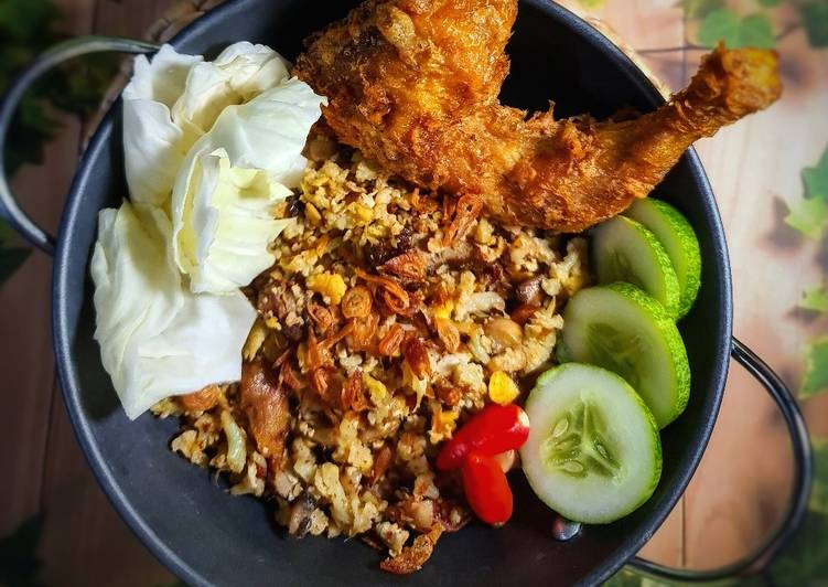 Resep Nasi Goreng tanpa Nasi 😆 a.ka. Nasi goreng dari kembang Kol, Enak Banget