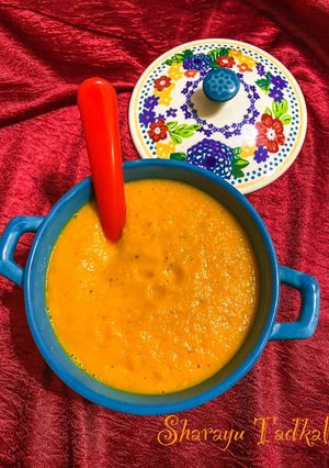 A picture of Carrot Ginger Soup(insta pot).