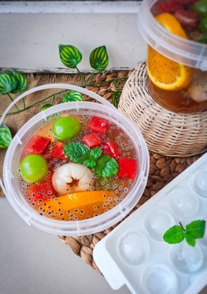 Foto resep Ice Jelly Fruit Tea