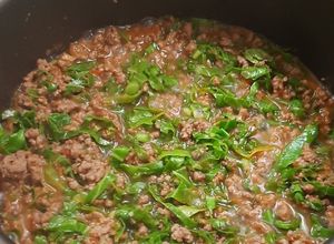 Foto de Couve com carne moída
