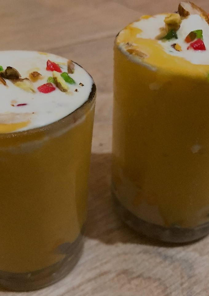 #cookwithfriends மேங்கோ மஸ்தானி செய்முறை முக்கிய புகைப்படம்