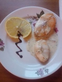 Kapros-tejszínes süllő recept fotója
