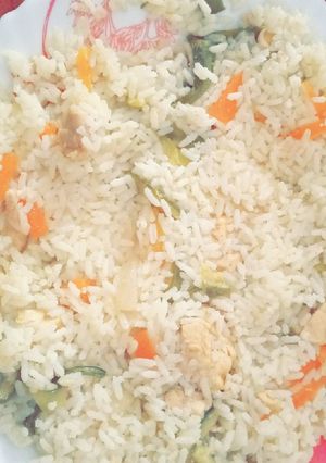 صورة لوصفة رز بالخضار 😋😋