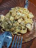 Spaghetti Aglio Olio with King Oyster Mushroom