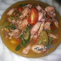 รูปของ Cumi asin cabe hijau