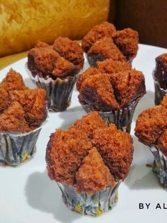 Foto resep Eggless Bolu kukus chocolatos simple (no mixer)