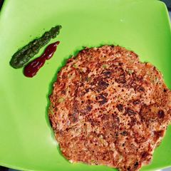A picture of Vegetable Besan chilla.