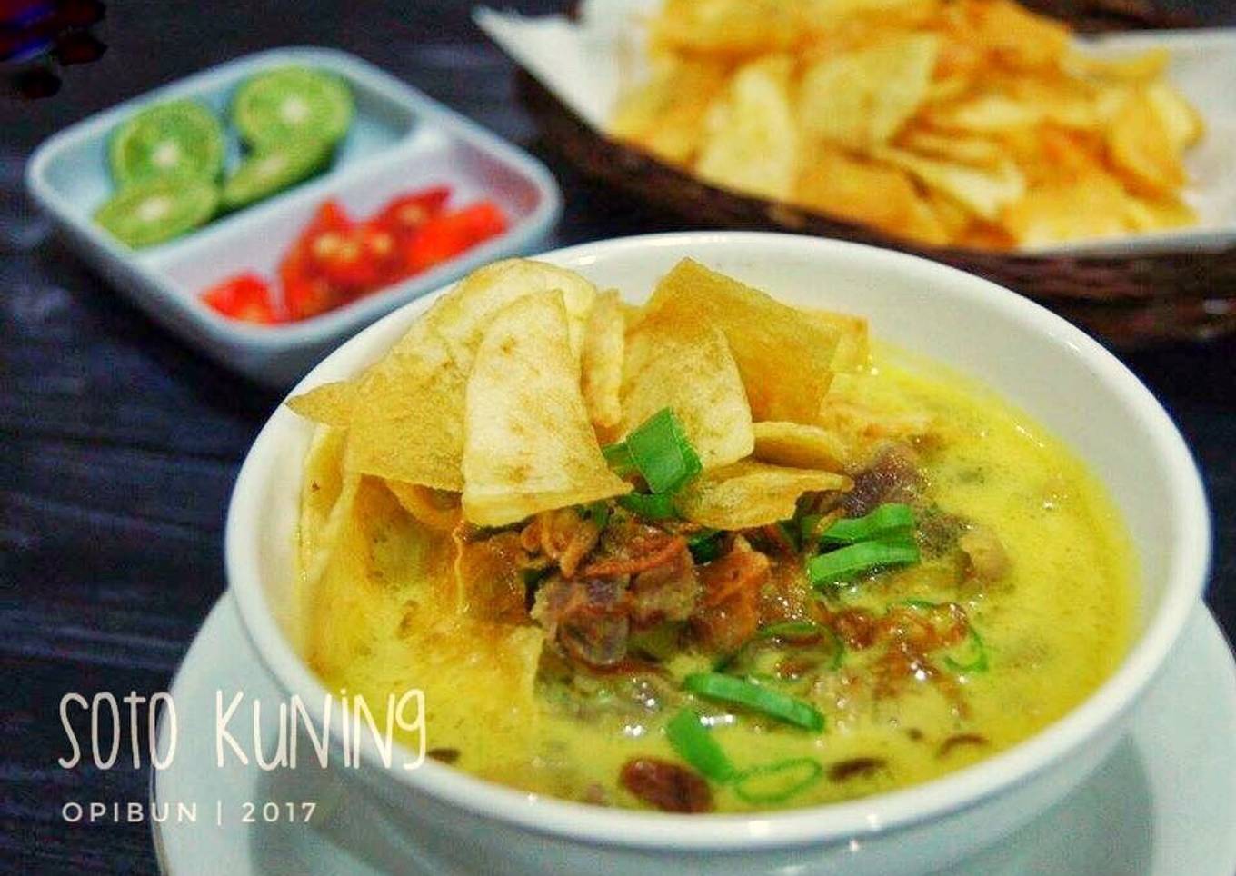 Soto Kuning khas Bogor (#PostingRame2_Soto)