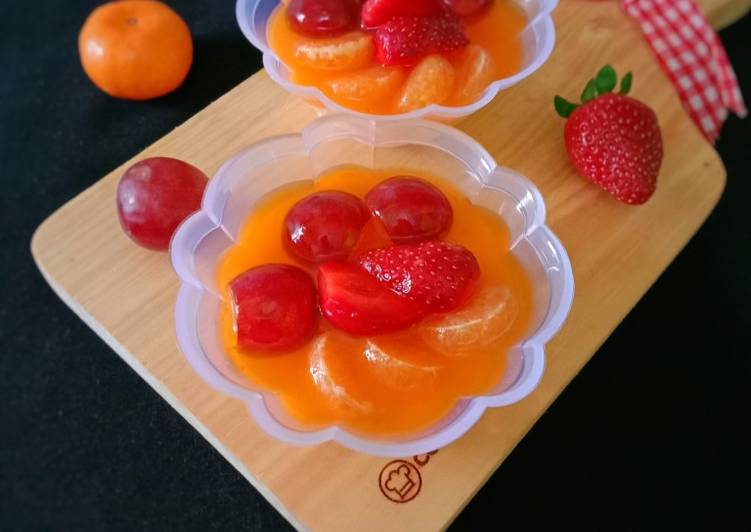 Bahan Puding Sutra Buah | Cara Membuat Puding Sutra Buah Yang Lezat