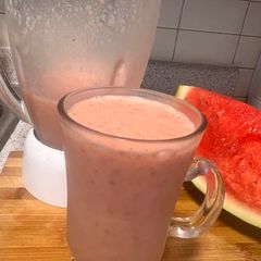 A picture of Watermelon banana smoothie.