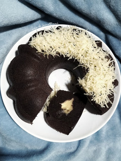 Foto resep Bolu Ketan Hitam Keju Lumer