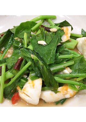 รูปของ ผัดคะน้าไข่เค็ม🥬🥚