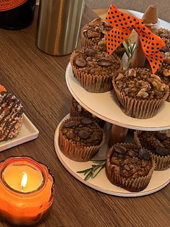 A picture of GF Pumpkin Muffins.