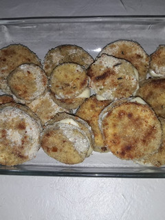 Una foto de Torrejitas de berenjenas