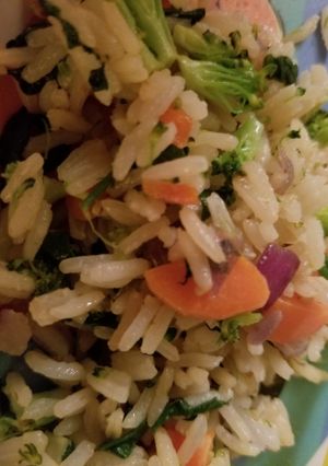 A picture of 'Clean Out the Fridge' Fried Rice.