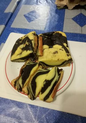 Foto resep Bolu agar zebra