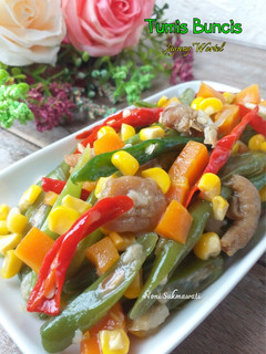 Foto resep Tumis Buncis, Jagung dan Wortel