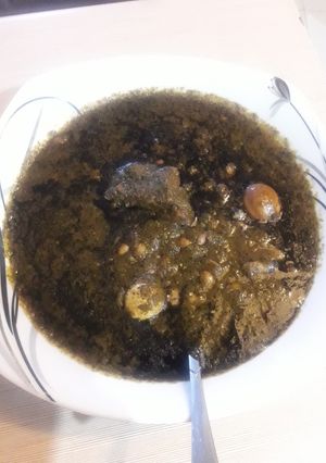 عکسی از دستور قورمه سبزی