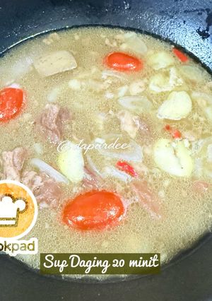 Gambar 👩🍳Sup Daging 20 minit