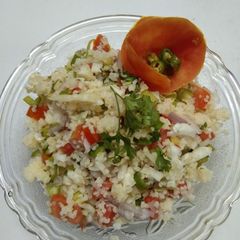A picture of Broken wheat salad.