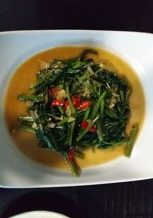Foto resep Cah kangkung terasi