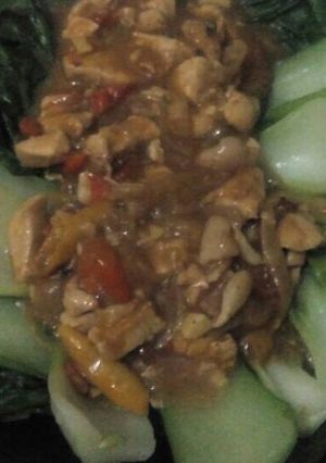 Foto resep Pokcoy Ayam Saus Tiram
