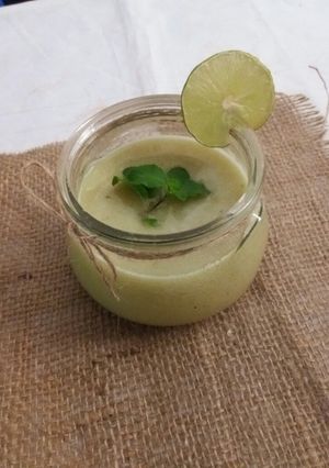 A picture of Bottle Gourd juice.