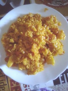 صورة لوصفة أرز بالخضر