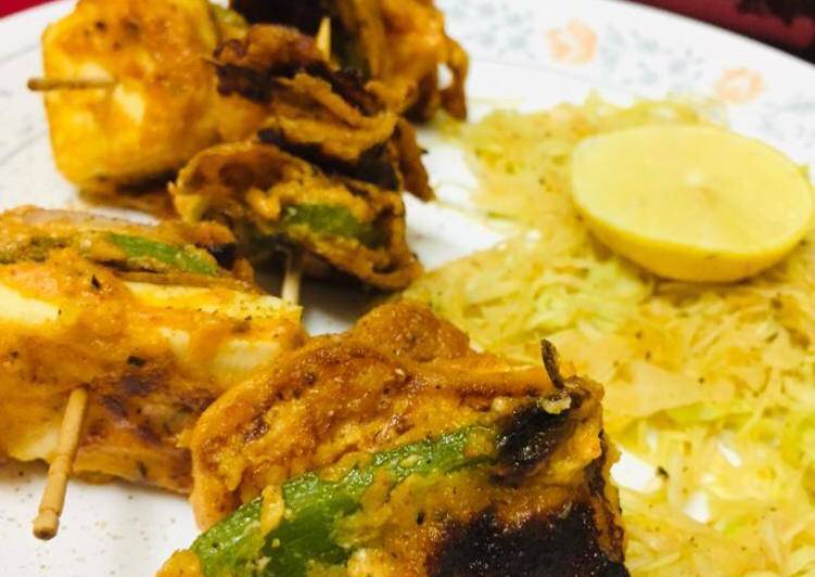 Recipe of Any-night-of-the-week Grill paneer tikka