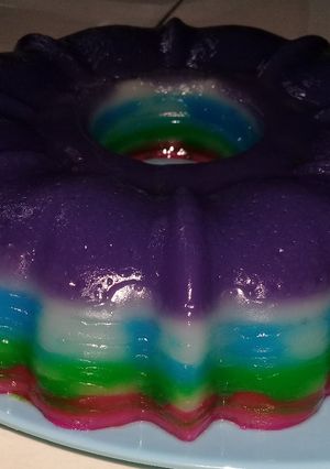 Foto resep Lapis Sagu Pelangi Endesss