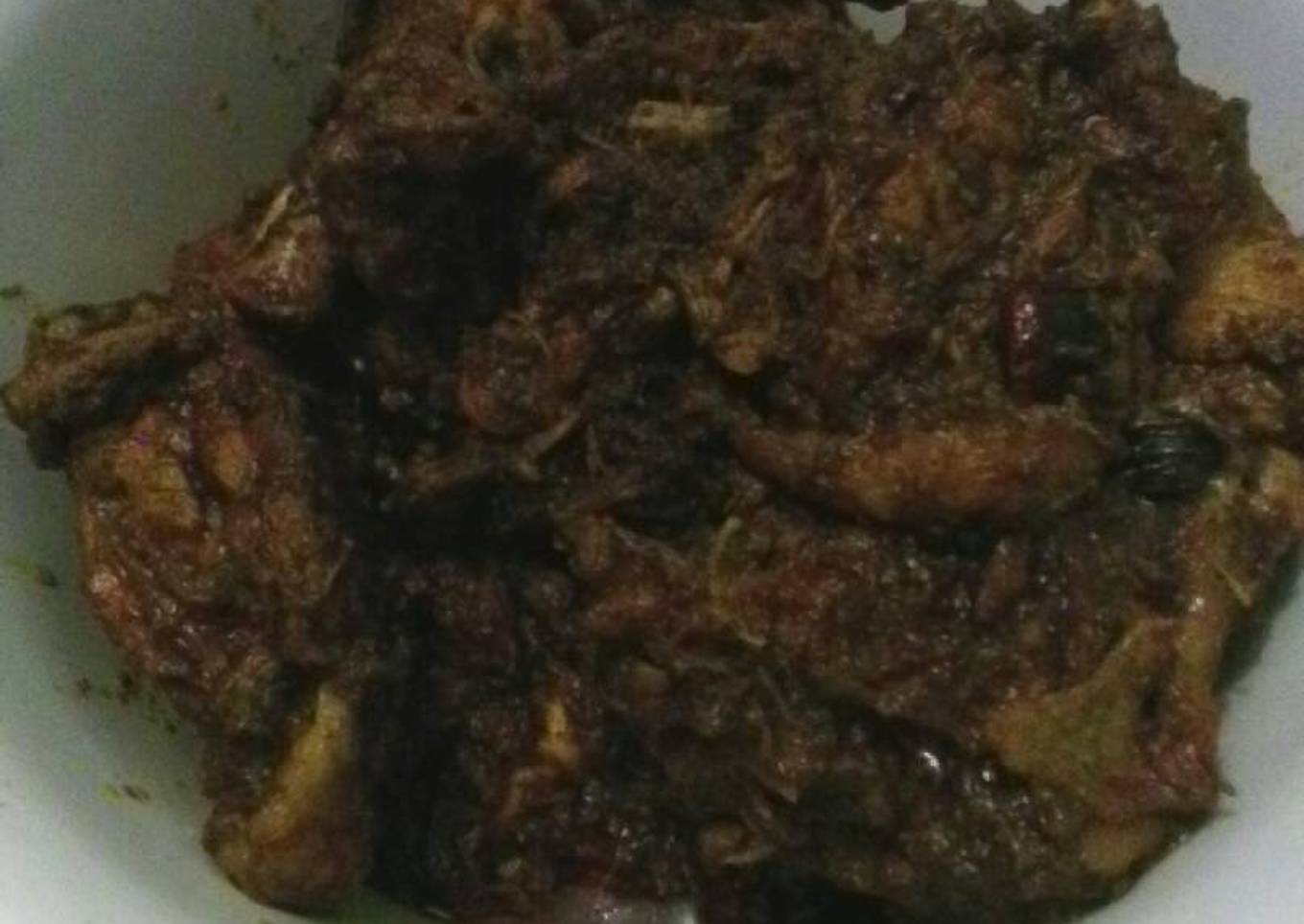 Cara Gampang Membuat Rendang Ayam simple ala adelliena, Lezat