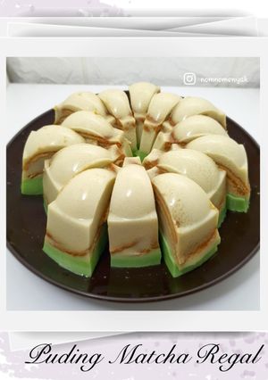 Foto resep Puding Matcha Regal