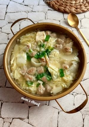 Foto resep Bening Bakso Sawi Tahu Putih ala vay