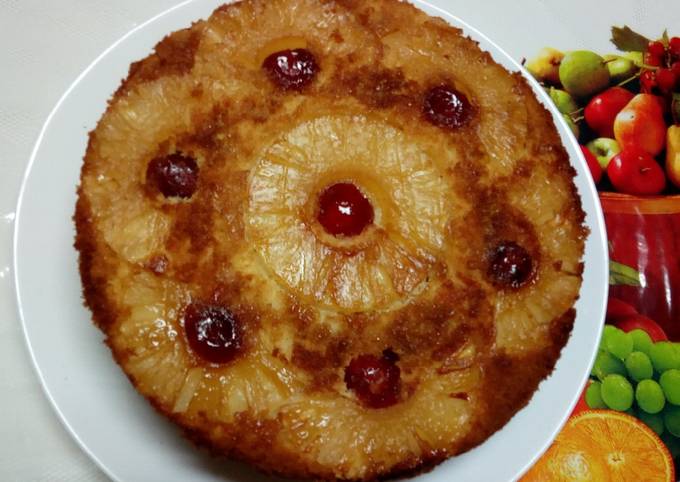 Pineapple Upside Down Cake#Iddulfitrcontest