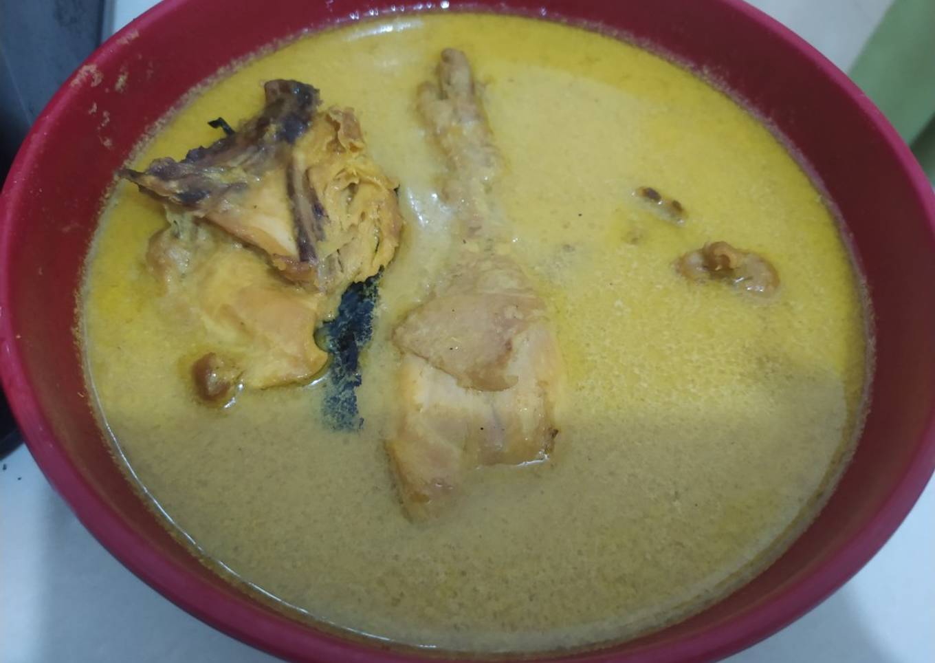 Ayam Bumbu Kuning (bahan seadanya)