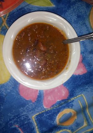 A picture of Dal makkhni.