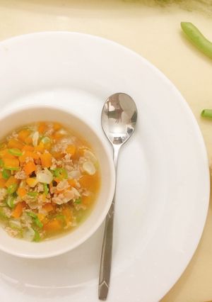 Hình của món Súp rau củ cho bé.