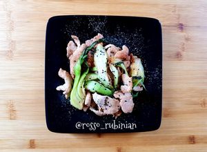 Foto di Pak-choi con straccetti di tacchino