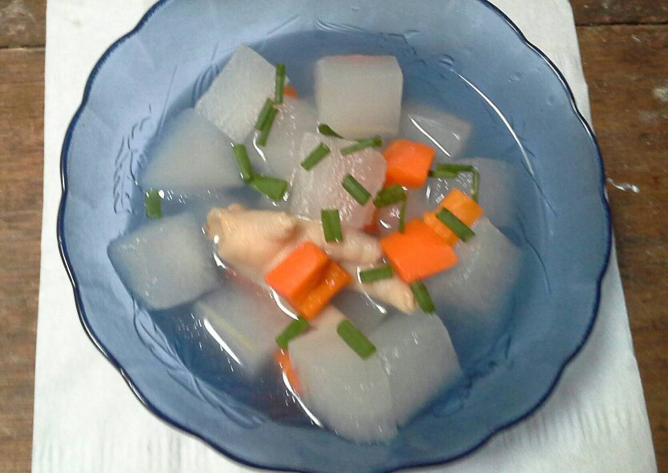 Sup Labu Air(Tangkua)Ceker Ayam