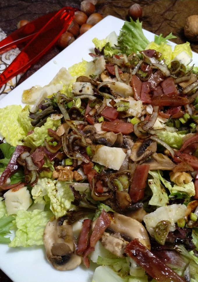 Una foto de Ensalada templada de otoño