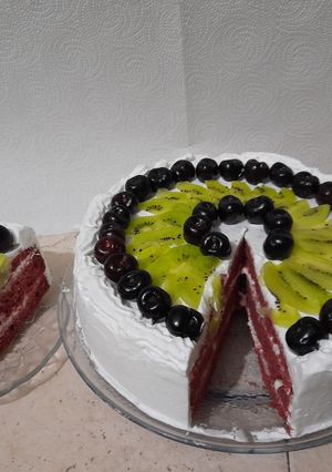 Una foto de Pastel Red Velvet
