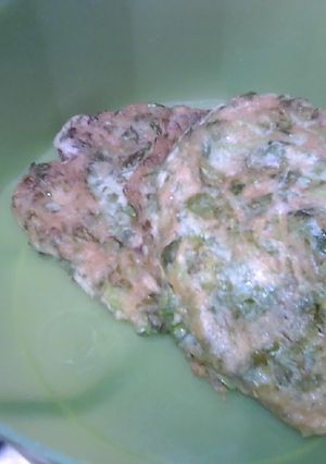 Una foto de Tortitas de berro