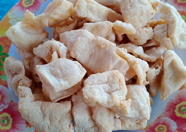 Cara Gampang Membuat Krupuk tahu kriuk yang Enak Banget