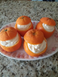 Una foto de Helados de naranjas