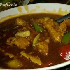 A picture of Mongolian Chicken.
